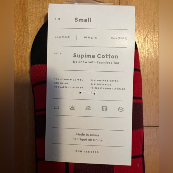 Buffalo Plaid Socks by MeUndies - NEW - Picture 3 of 3
